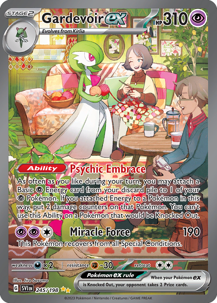 Gardevoir ex — Scarlet & Violet 245/198