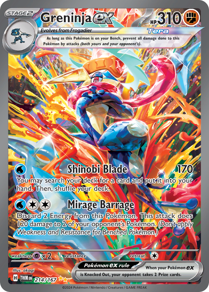 Greninja ex — Twilight Masquerade 214/167