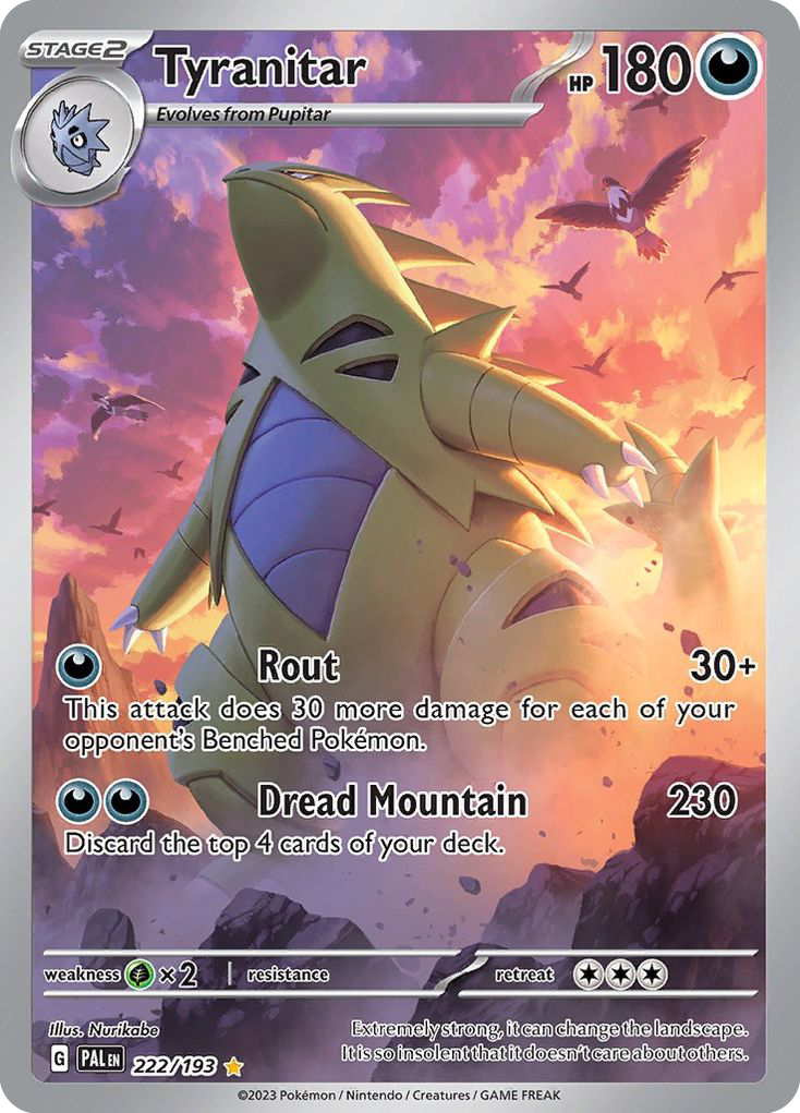 Tyranitar — Paldea Evolved 222/193